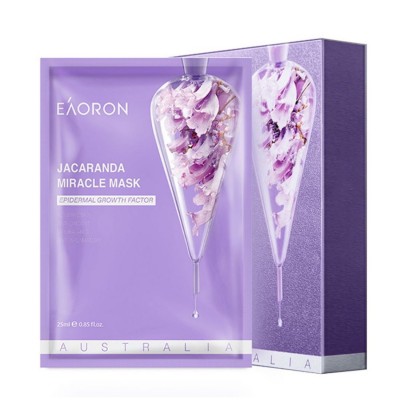 EAORON - 藍花楹面膜 (紫色) 25ml x5片/盒